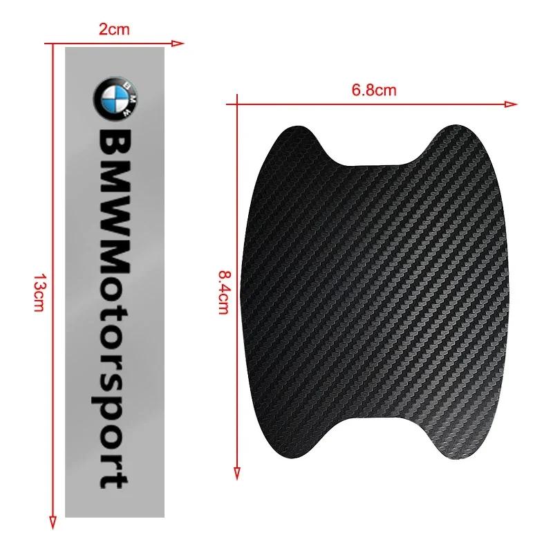 8 ks Ochranná fólie na auto Stylingová nálepka na dveře Ochranná fólie proti poškrábání rukojeti auta Pro BMW F30 F10 E90 F20 E46 E60 E70 E91