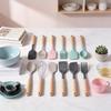 Silicone Kitchen Utensil Set With Wooden Handles For Cooking Nonstick Heatresistant For Home Use