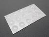 Waki Sangyo Soft Diameter Inches Scratch Impact Pack of 15 Cushion, Round, Adhesive, Transparent, 0.3 (8.5 Mm), Door, Prevention, Prevention, CN-001,