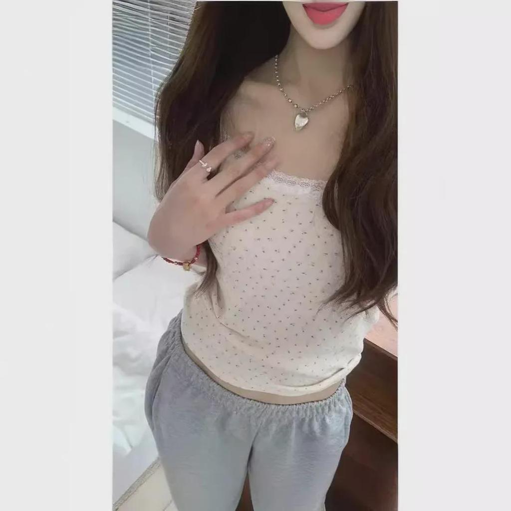 Women's Summer Floral Camisole - Trendy All-Match Sleeveless Top