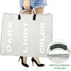 Collapsable 3-section Laundry Bag Foldable Laundry Hamper Durable Oxford Fabric Laundry Basket Clothes Sorter Portable