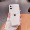 Compatible Transparent Drop-Proof Case with Card Holder for iPhone 11, 12, 15, 16, 17 Air & 17 Pro Max.