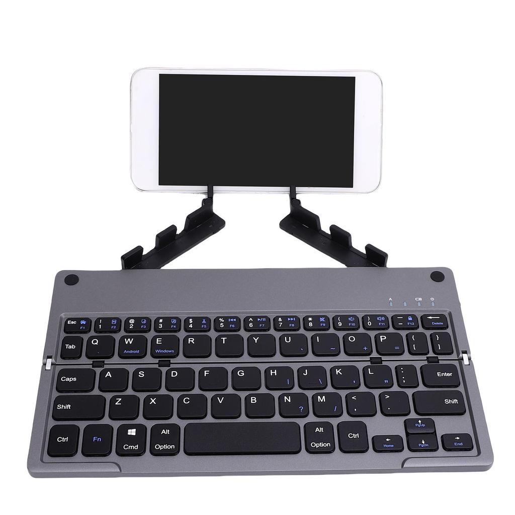 Foldable Keyboard with Phone Stand Small Quiet Folding Portable Lightweight Re Able for Travel Tablet