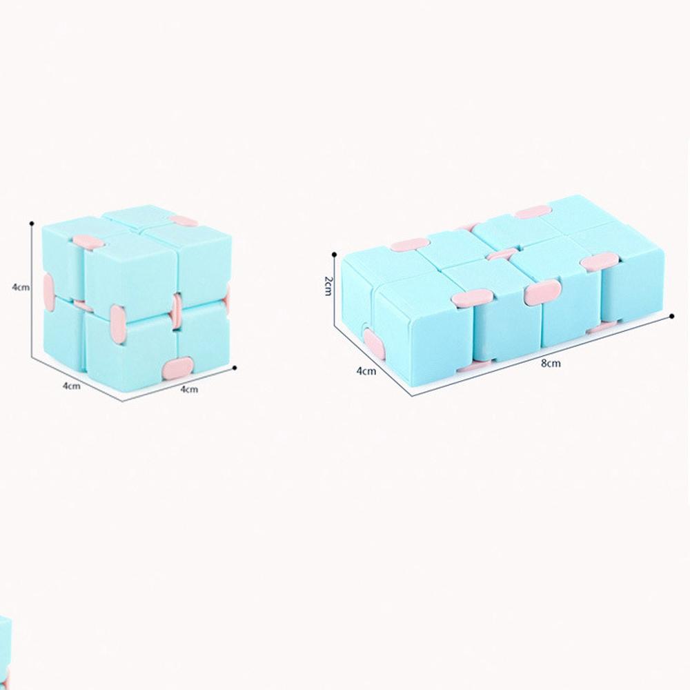 Infinity Cube Fidget Toy for Kids, Anxiety Relief, and Kill Time(Yellow)
