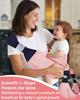 Baby Carrier, Ergonomic Infant Carrier for Newborn to Toddler, Adjustable Hip Seat Sling, Breathable Cotton for Going Out