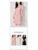 Nanyou French-Style Diamond Waist Slimming Luxury Dress