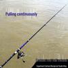 Super Hard Carbon Fiber Sea Casting Rod Set for Big Fish, Silver Carp, and Bighead Carp Fishing