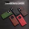 iQOO Neo7 SE Leather Case: Crocodile Skull Half-Cover Racing Design
