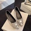 Fashion Pointed Toe Shoes Woman Comfortable And Elegant All-Match Female Footwear Increas Height Clogs Platform Autumn Dress Boat Creepe