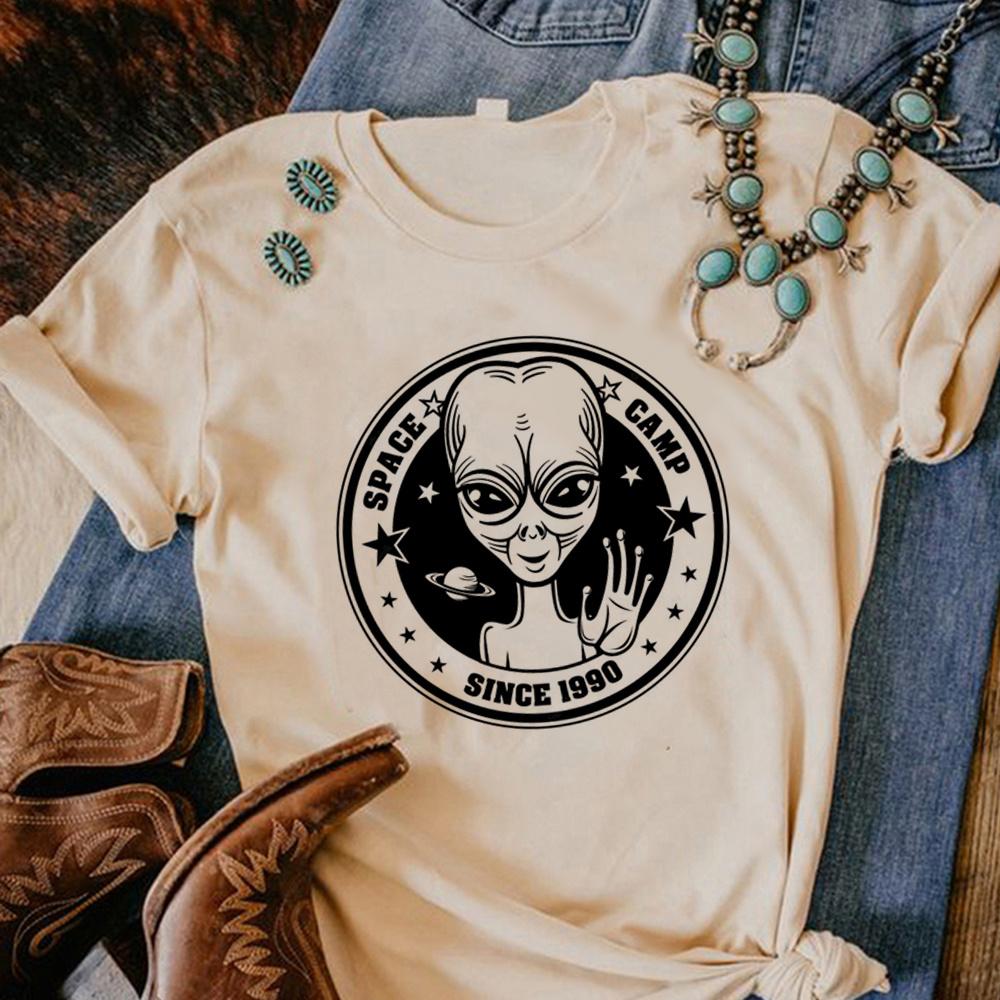 Koszulka z kosmitą Damska z grafiką Unisex Tee dziewczęca streetwear anime Japońskie ubrania