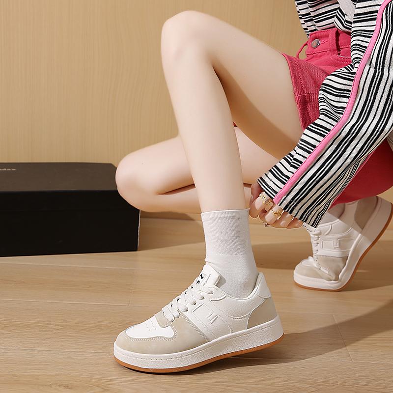 Módní tenisové tenisky Dámské Jaro Podzim Sportovní Boardové boty Módní Pohodlné Barevné Ležérní Akademický styl Malé bílé boty Dámské