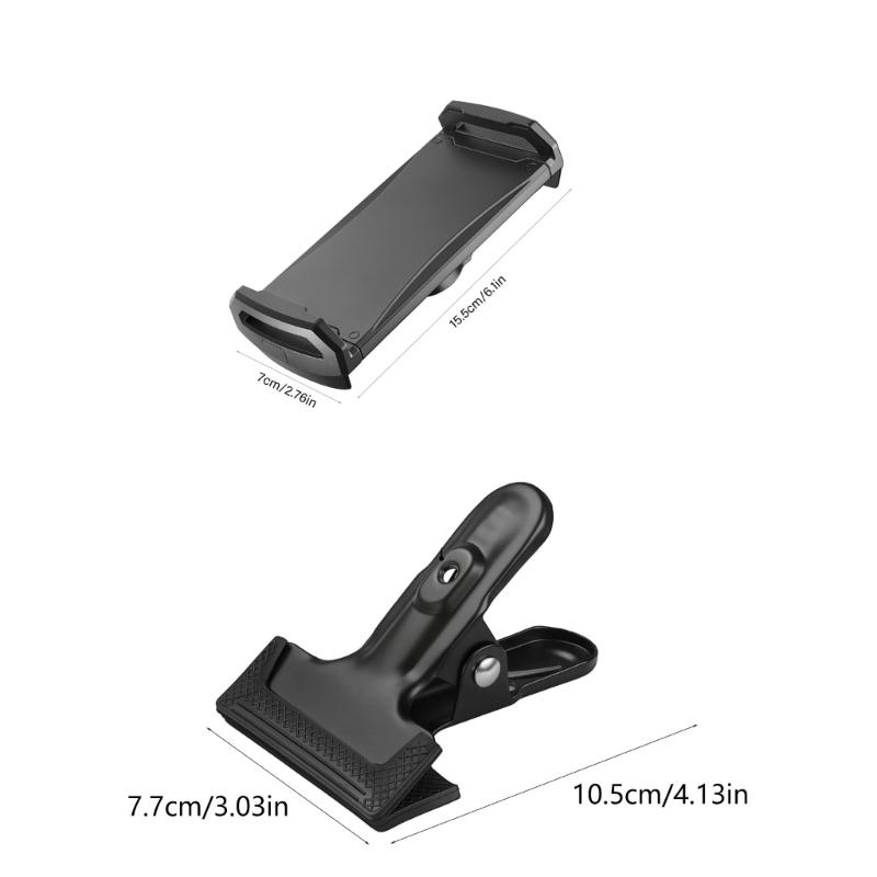 Smartphone Holder Vertical Horizontal Tripod Mount Adapter Rotatable Bracket Adjustment Clip for Phone Selfie Stick