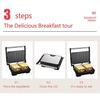 850W Multifunction Steak Machine Portable Panini Grill Press Sandwich Maker Double Side Heating Breakfast Machine