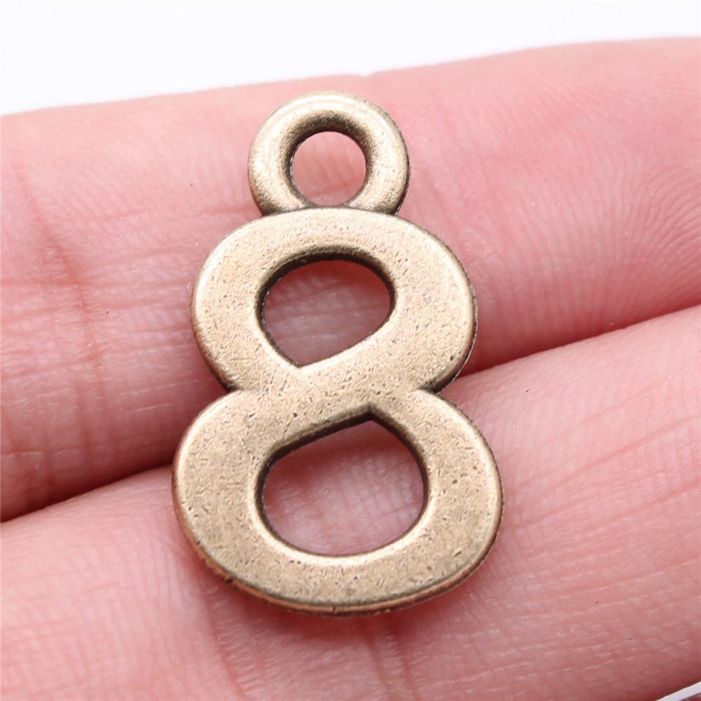 Number Tag Charms Pendant Couple Jewellery Massive Fashion For You