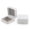 PU Leather Jewelry Gift Box Flannel Lining Ring Case Jewelry Packaging Box  Valentine's Day