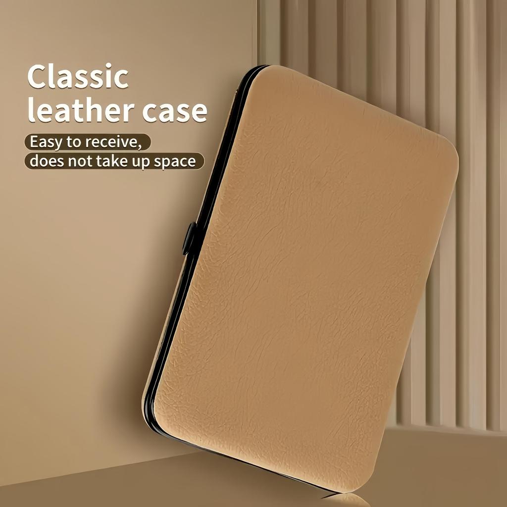 Red Black 24-Piece Manicure Set with Premium Leather Case Home Use Nail Clippers Toe Care Tools Professional Manicure Pedicure Kit