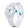 [Citizen Q&Q] SmileSolar RP26-009 Matching Style Solar Watch, 10 BAR Water Resistant, White