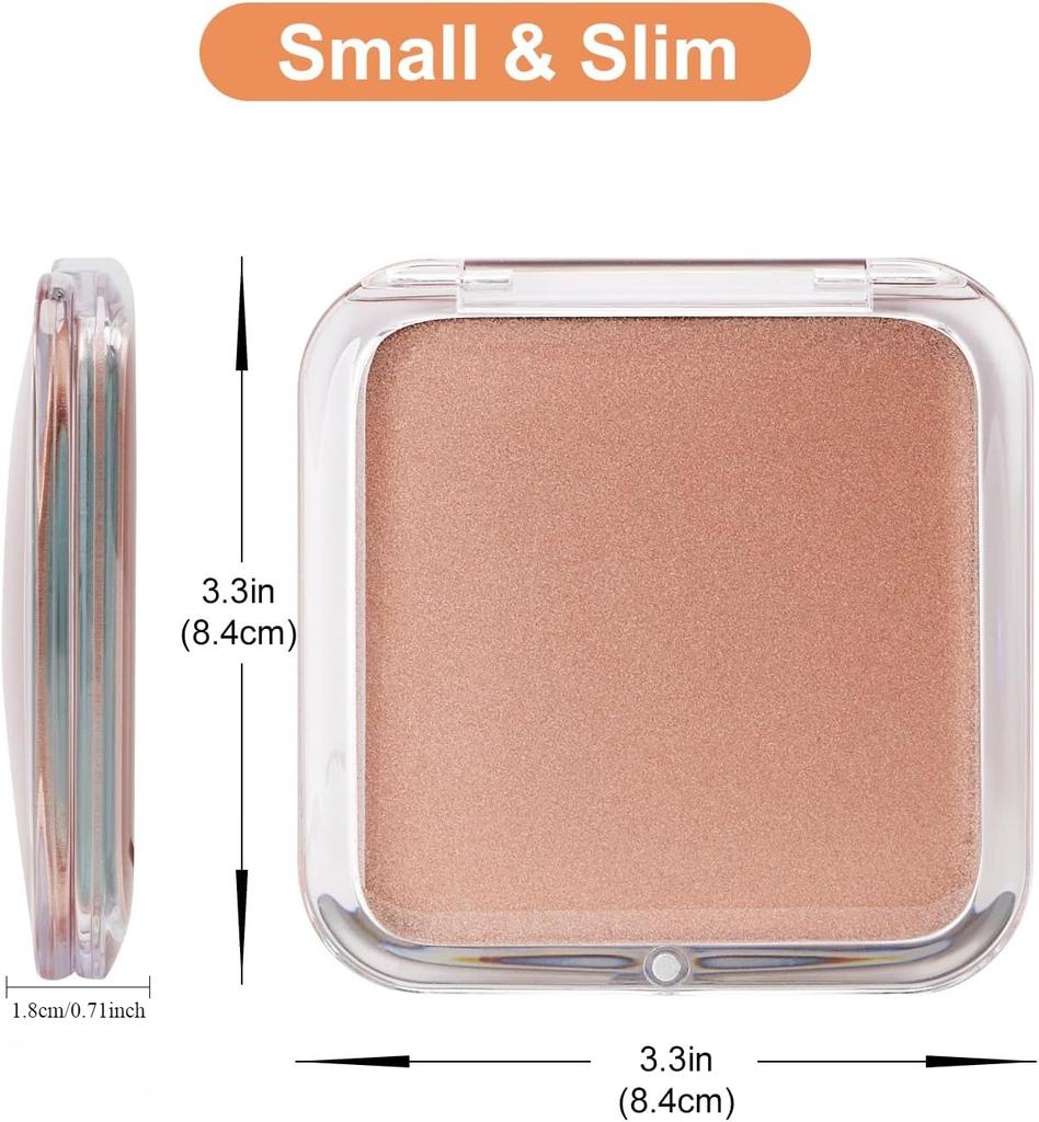 Travel Folding Pocket Makeup Mirror,  Portable Vanity Compact Cosmetic Mirror with 30X Magnifying Essentials Present for Girls