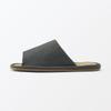 Igusa Front Charcoal XL [MUJI] Slippers, Slippers, Opening, 84774577, Gray,