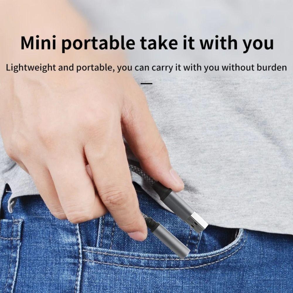 USB To 3.5mm Earphone Adapter High Fidelity Wired Headset Converter  For Headphones/Phone