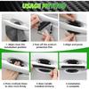 16Pack Car Door Protector - Black Carbon Fiber Door Handle Paint Protection Film, Black Door Handles Interior,Universal for Most Car Handle