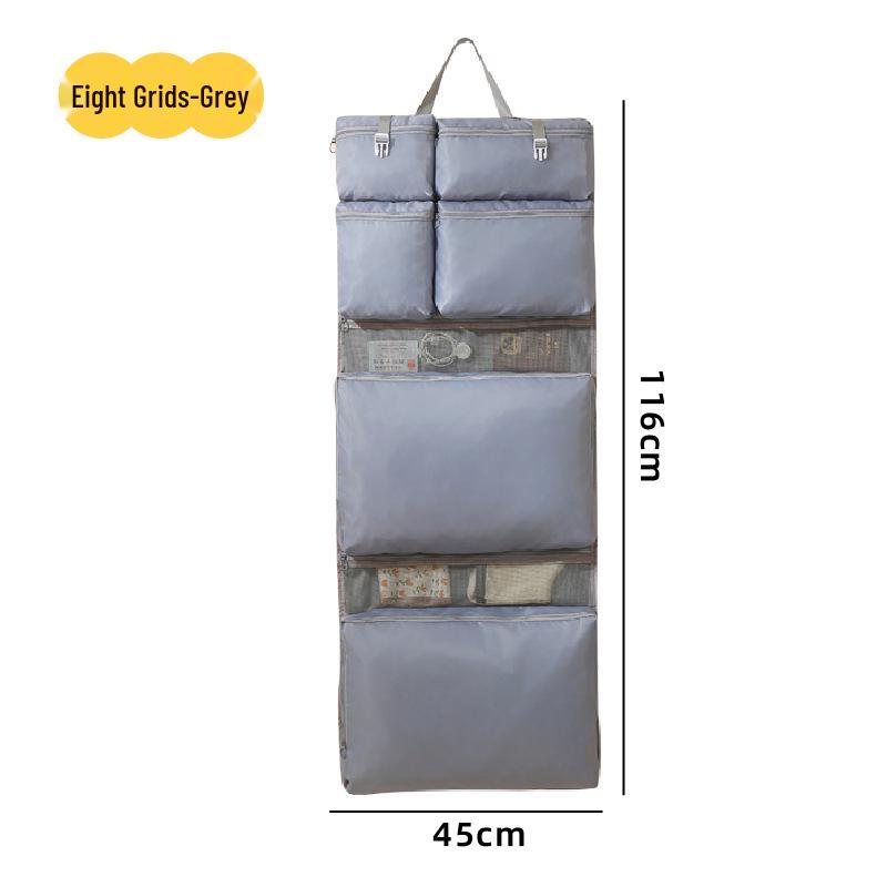 Wall-Mounted Multi-Compartment Travel and Home Storage Bag for Clothes & Underwear