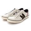 Mauves ESSEN Unisex Leather Sneakers (Size 43, CRM/DK.BRW/FRA)