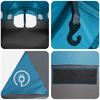 Tunnel Tent with Roof Blue 366 x 244 x 198 cm Polyester and Steel