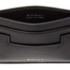 Bally Easy  Collection Badge Print Calfskin Card Holder Men Accessories Black 6308859