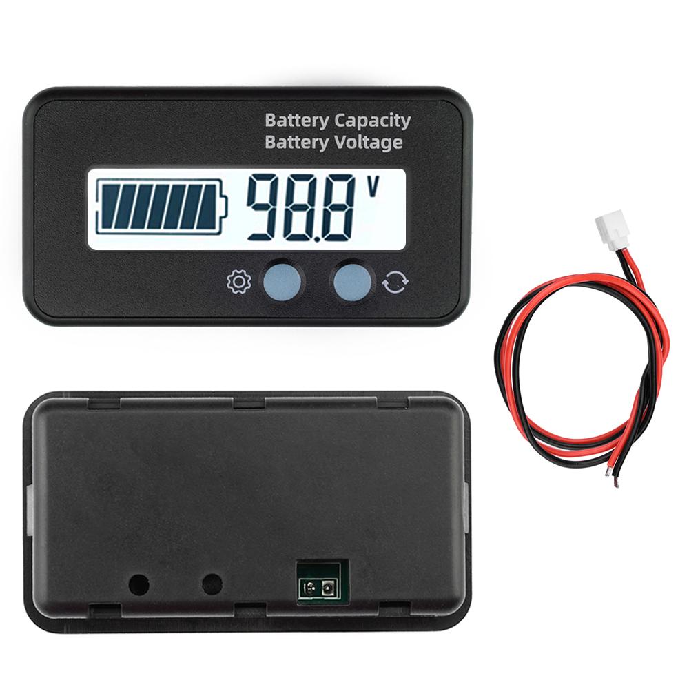 

DC 6-100V LCD Digital Display Voltage Acid Lithium Battery Capacity Indicator Car Motorcycle Digital Voltmeter Tester Meter Tool