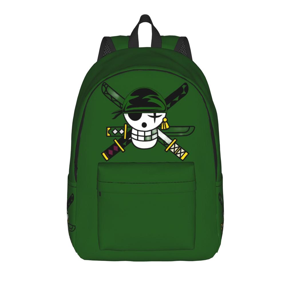 Monkey D. Luffy One Piece Fashion Backpack with Pocket Student Work  Daypack for Men Women College Canvas Bags