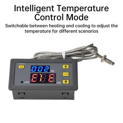 W3230 K-type Digital Temperature Controllor LED Display Thermostat With Heat/Cooling Control Instrument DC 5V 12V 24V/AC110-220V
