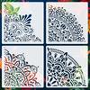 Large Mandala Stencils Reusable PET Painting Templates For Wall, Floor, Furniture, Fabric, Canvas, Wooden Decor Home Decor