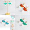 Trendy Fashion Creative New Personality Versatile Pearl Earrings For Women Alloy Geometric Style