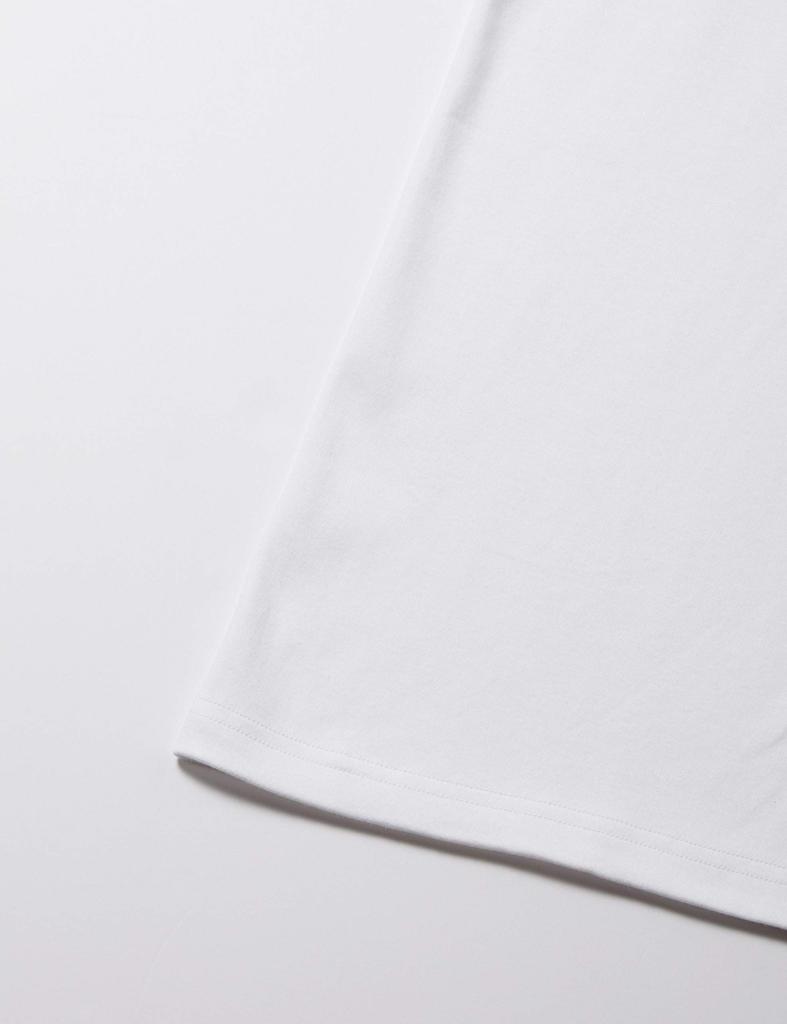 Gunze YG Cotton Short Sleeve Size L to Japanese Size Men's 100% Double-Hot V-Neck Undershirt, White, (Equivalent L)