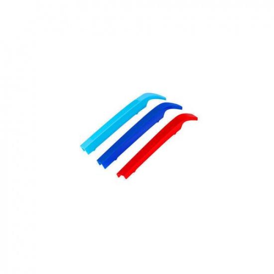 Fit For BMW 7 Series 2016- M-Color Front Center Mesh Grille Grill Strip Trim