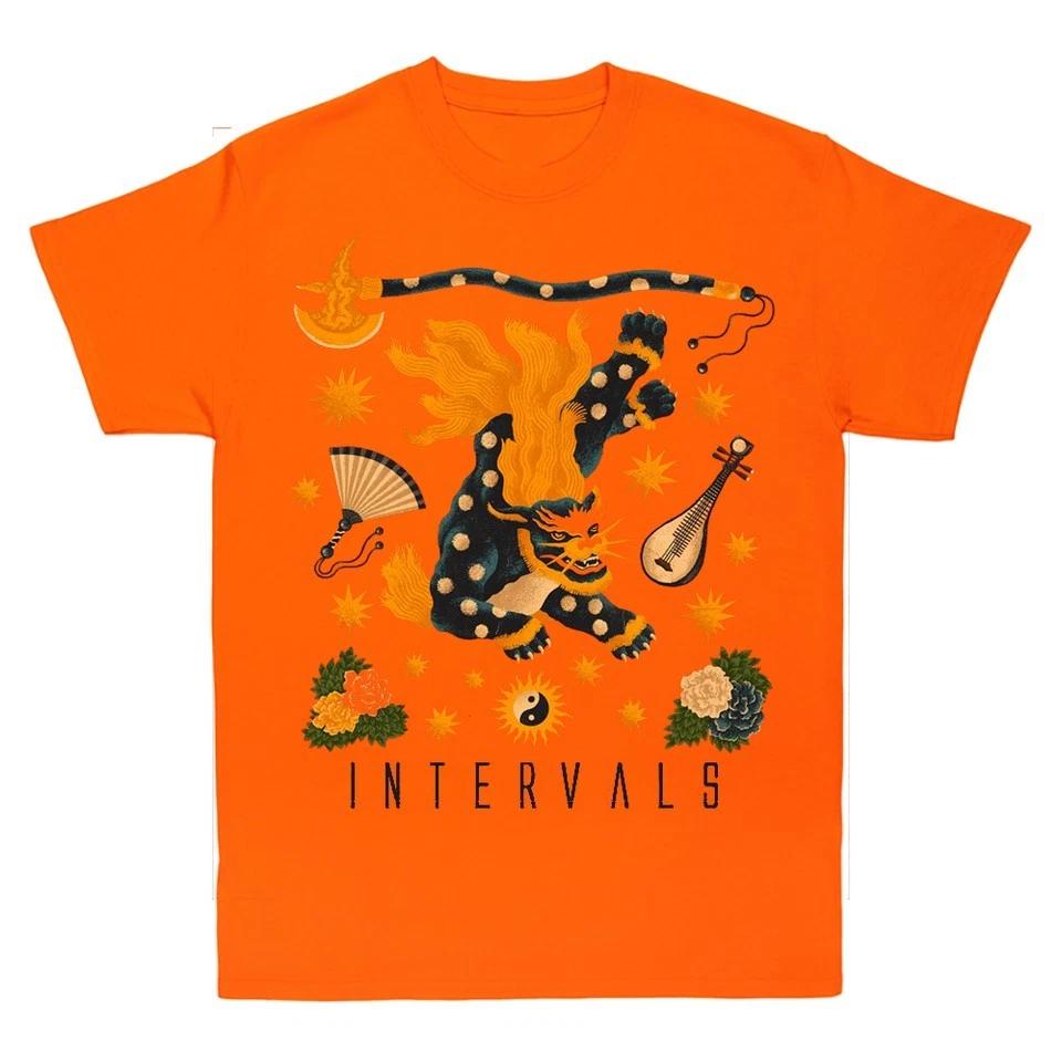 New Intervals Band Asian Tour Summer Shirt Unisex Orange S-5XL E1714 2XL