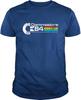 BustedTees Commodore 64 Skjorte Retro Vintage Klassisk Gaming T-skjorte for Menn og Kvinner