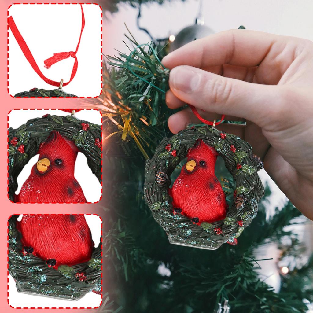 Simulation Tieranhänger, Weihnachtskugel Kunstharzhandwerk Dekoration, Heimzimmer Wohnzimmer Weihnachtsgeschenk Ornamente.