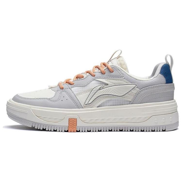 Li Ning Textile, Synthetic Leather Slip Resistant, Abrasion Resistant, Height Increasing Low top Skateboard Shoes AGCT144-3