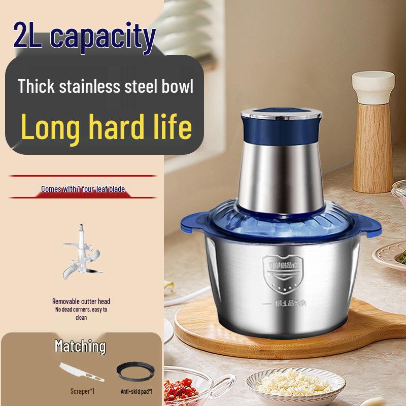 Fully Automatic Stainless Steel Electric Meat Grinder & Vegetable Chopper