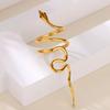 Punk Snake Rings For Women Gold Color Stainless Steel Snake Ring Aesthetic Party Animal Christmas Waterproof Jewelry Gift