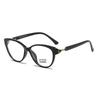 Photosensitive, Color-Changing, Anti-Blue Light Women's Myopia Glasses - Trendy, Slimming Look, Non-Prescription.