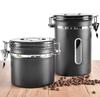 Large Capacity Coffee Storage Container Scoop Stainless Steel Coffee Bean Can Sealing Milk Powder Dried Fruits Tea Jars Food Box