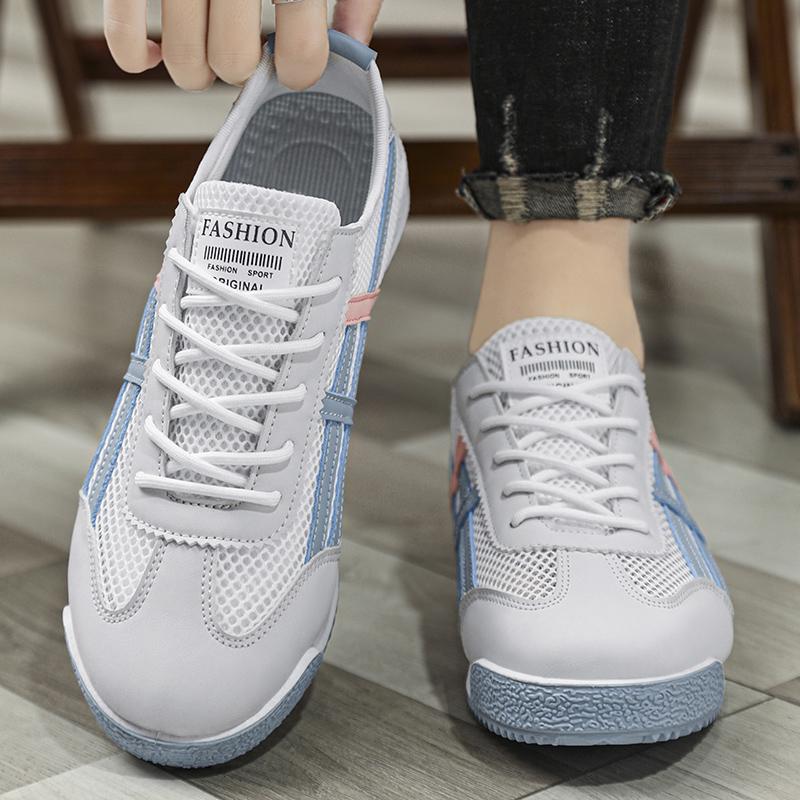 Women Summer Skateboard Shoes Breathable Men Running Sneakers Casual Kids White Sport Shoes Plus Size