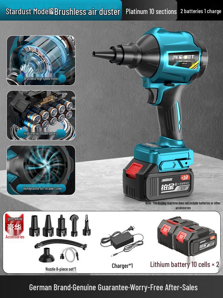 Brushless Industrial Lithium Battery Dust Blower Gun
