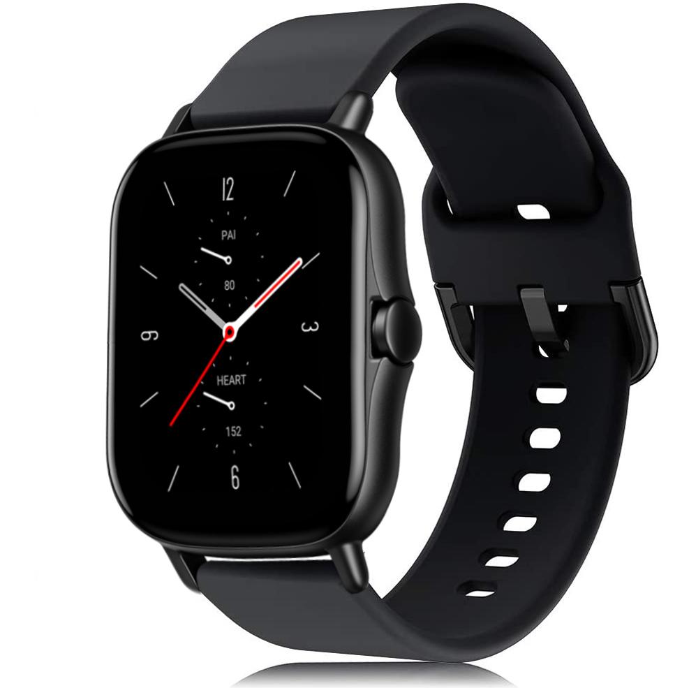 20mm 22mm Silicone Band For Amazfit GTS 4/3/2/2e/Mini/GTR 4 3 3 pro/GTR2/2e/stratos 2/3 Watch Bracelet Correa Amazfit Bip Strap