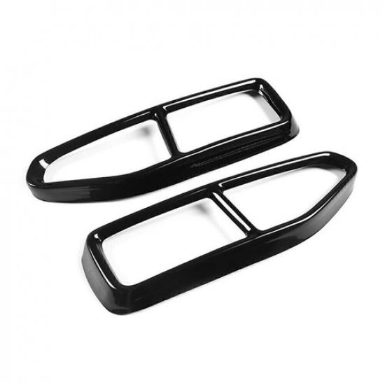 Tail Muffler Exhaust Pipe Output Cover Trim For BMW 7 Series G11 G12 -