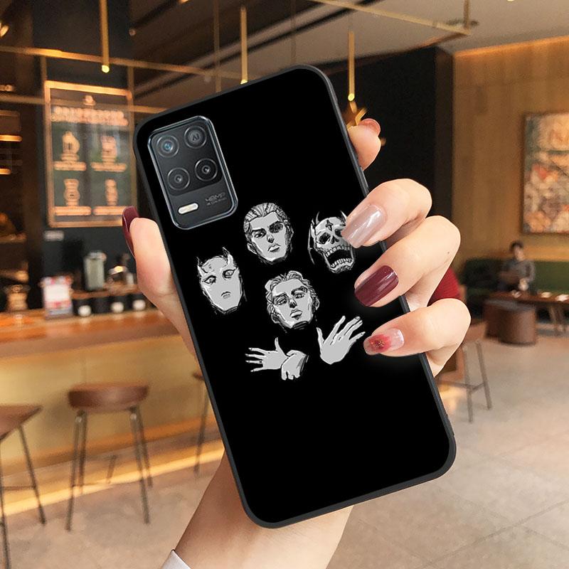 JoJo Bizarre Adventure Phone Case for OPPO Realme GT 2 Pro X2 Pro XT C25S 8 7 6 Pro 6i GT Master C3 C21 C21Y C11 X3 SuperZoom
