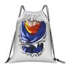 Custom DBZ Dragons Goku Ball Drawstring Bags for Shopping Yoga Backpacks Men Women Warrior Sports Gym Sackpack